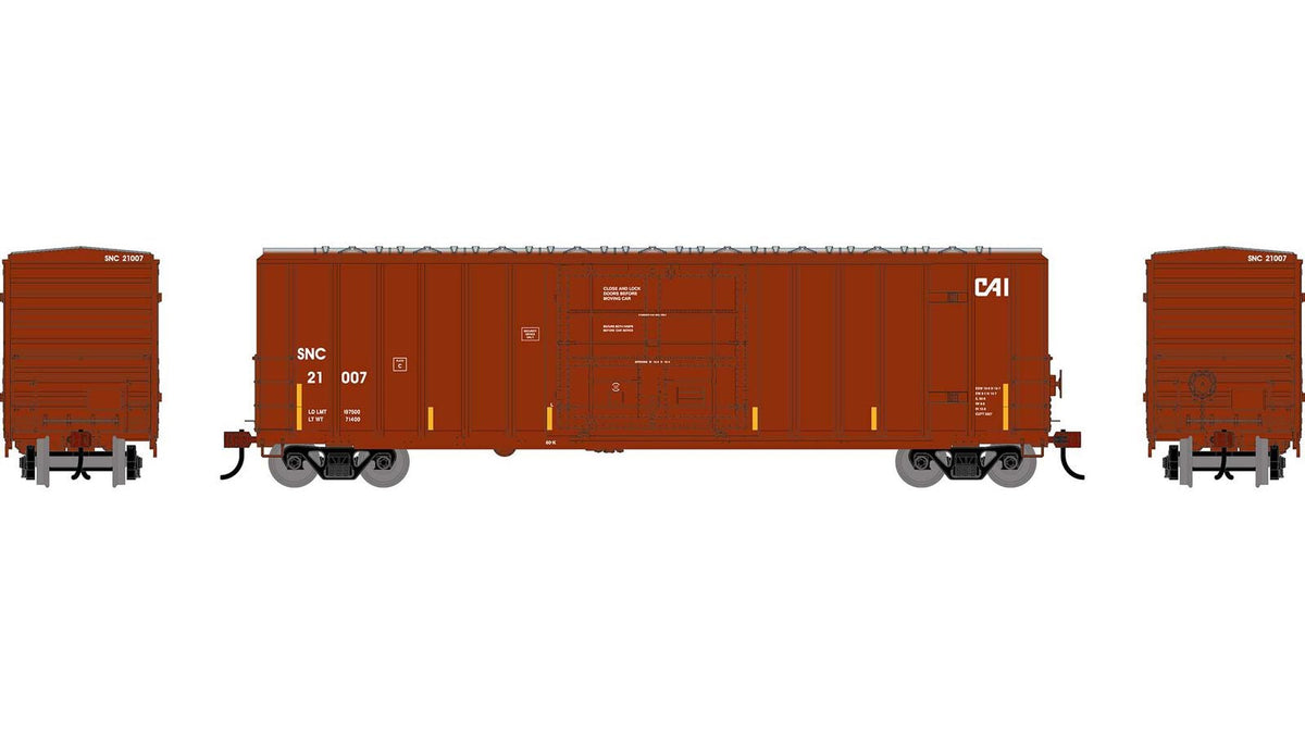 ATH2789 SARATOGA & NORTH CREEK 50' FMC 5327 PLUG DOOR BOXCAR #21007-HO