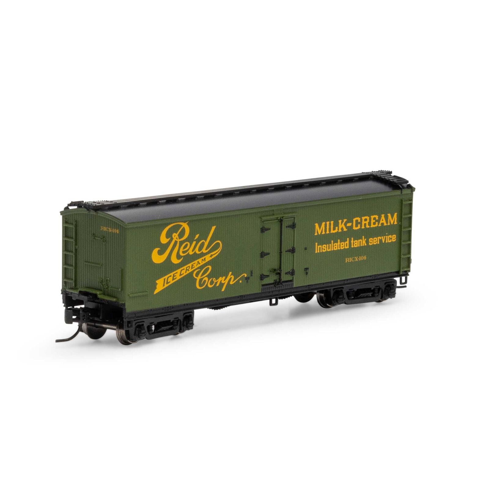 ATH24028 REID ICE CREAM 40' WOOD MILK CAR #104-N