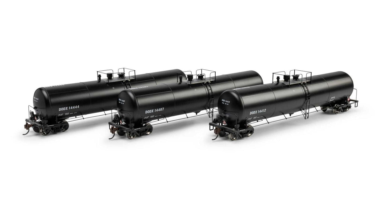 ATH2404 US DEPARTMENT OF DEFENSE 30K GALLON ETHANOL TANK CAR SET-HO