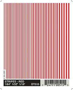 DT515 STRIPES RED