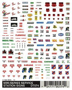 DT574 SERVICE STATION DECALS-N
