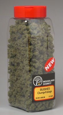 FC1644 OLIVE GREEN BUSHES