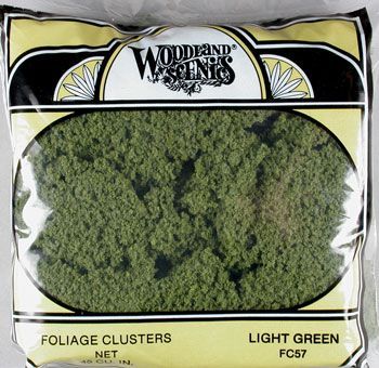 FC57 LIGHT GREEN FOLIAGE CLUSTERS