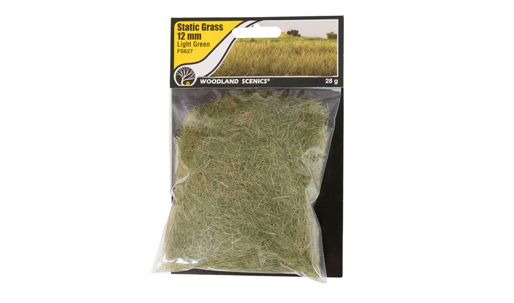 FS627 12MM LIGHT GREEN STATIC GRAS