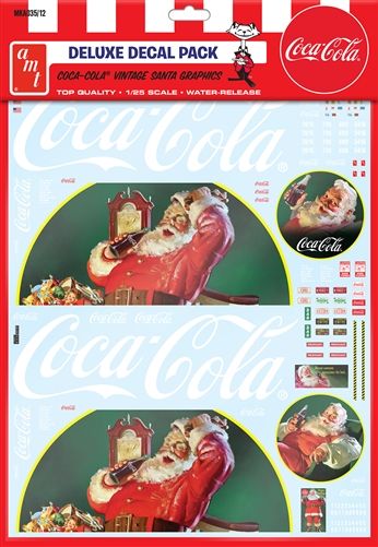 MKA035 COCA COLA DELUXE DECALS-1:25 SCALE