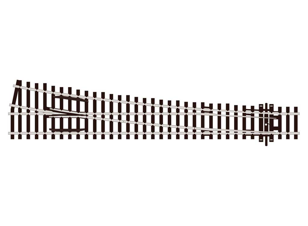 SL-E88 CODE 100 LARGE RADIUS RIGHT-HAND TURNOUT
