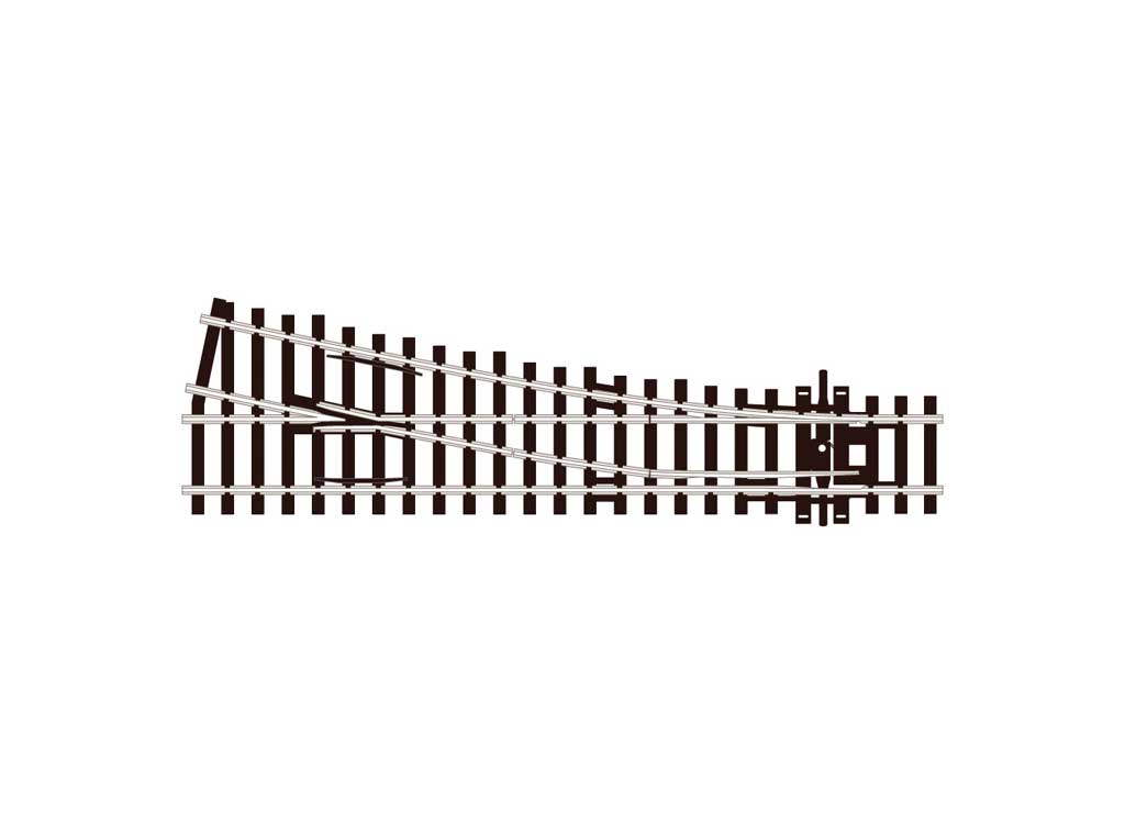 SL-E91 CODE 100 #4 SMALL RADIUS RIGHT HAND TURNOUT