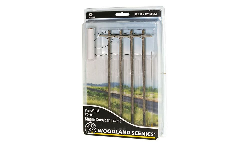 US2280 UTILITY POLES SINGLE BAR-O