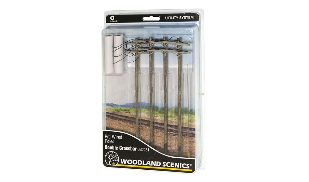US2281 UTILITY POLES DOUBLE BAR-O
