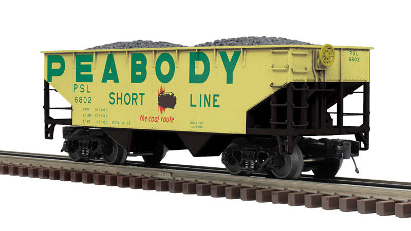 3004154 PEABODY COAL 2-BAY OFFSET HOPPER 2-RAIL-O