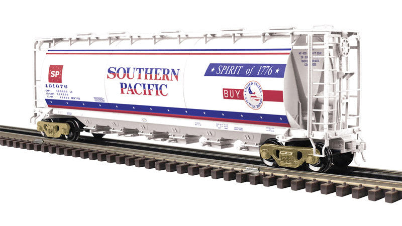 3004238 SOUTHERN PACIFIC BICENTENNIAL 6-BAY CYLINDRICAL HOPPER #491076 2-RAIL-O