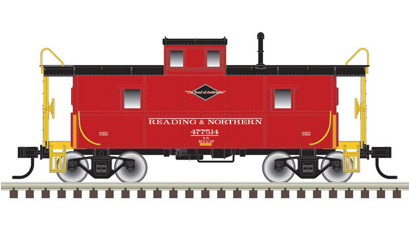 2001343 READING & NORTHERN CENTER COUPOLA STEEL CABOOSE #477514-O