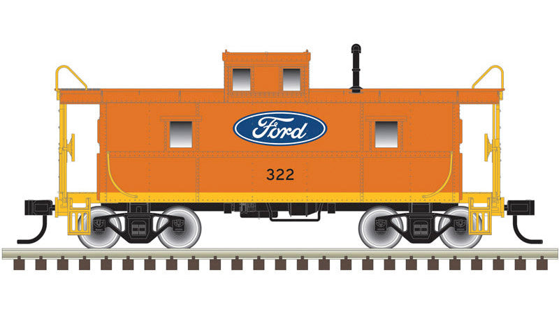 2001347 FORD CENTER COUPOLA STEEL CABOOSE #322-O