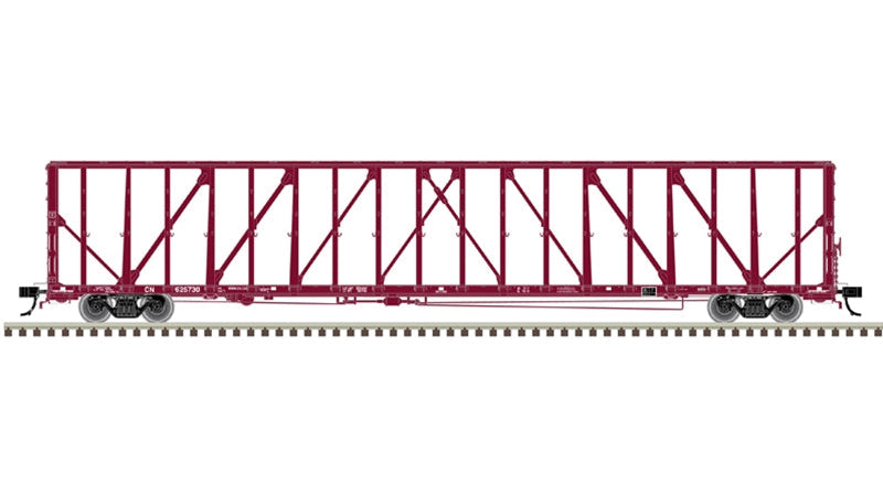 3002789 CANADIAN NATIONAL 73' CENTER DIVIDER FLAT CAR 2-RAIL-O