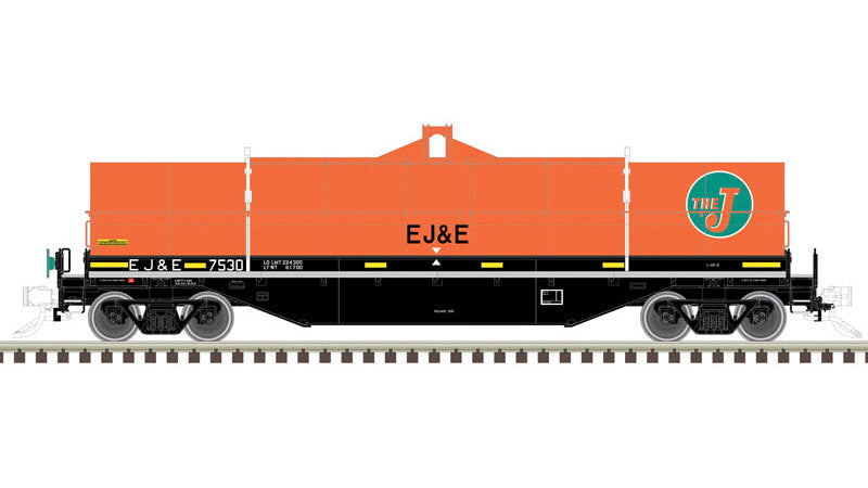 3004199 ELGIN JOLIET & EASTERN 42' COIL STEEL CAR 2-RAIL-O